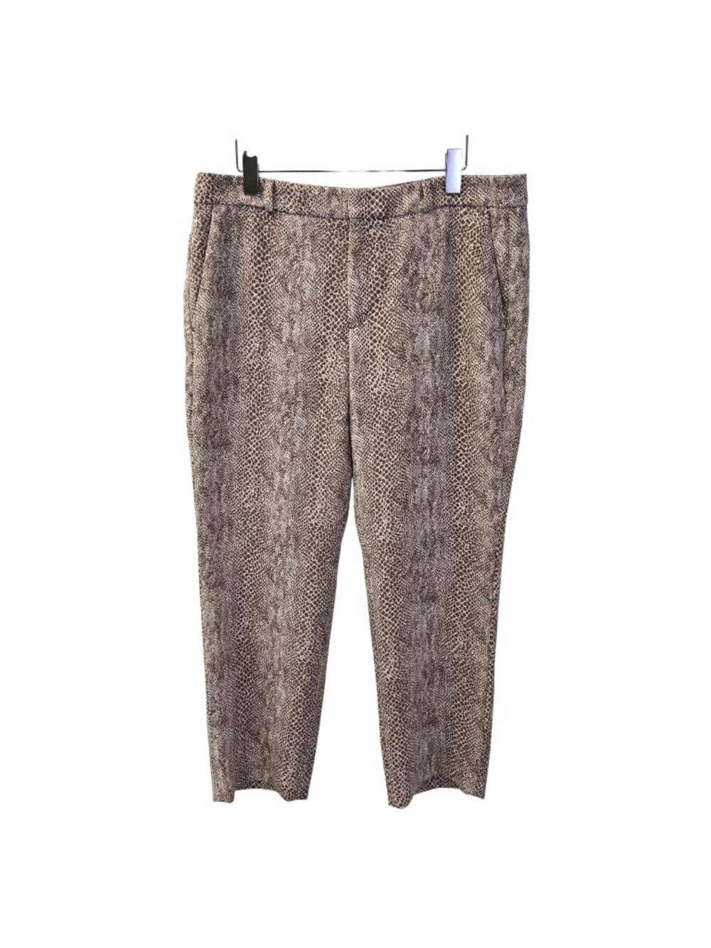Banana Republic Snake Print Avery Crop Trouser Pants Size 12